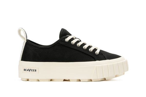 seavees Womens Melrose Lug Platform Black