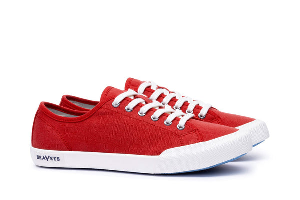 Seavees Womens Monterey Sneaker Forever Red