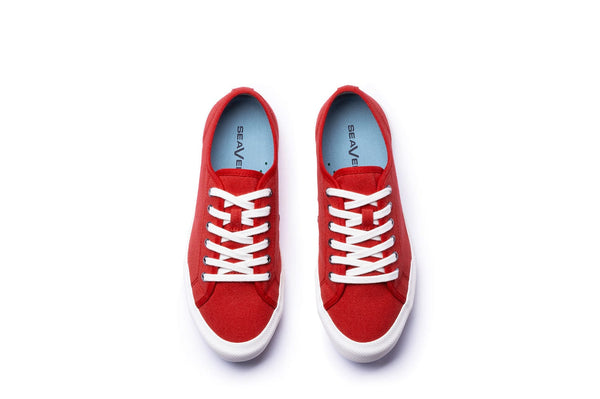 Seavees Womens Monterey Sneaker Forever Red
