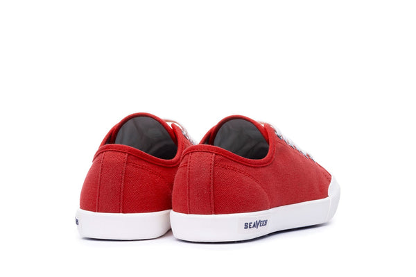 Seavees Womens Monterey Sneaker Forever Red