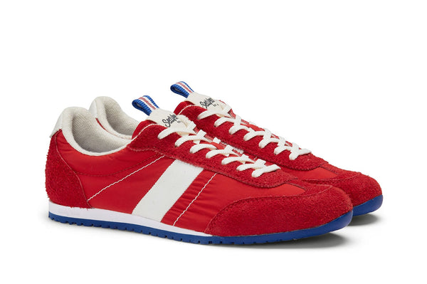 Seavees Womens Parsons Track Shoe Ribbon Red