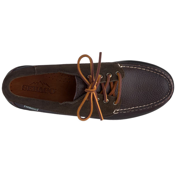 Sebago Askook Lug Suede Tumbled Dark Brown Brunette Footwear