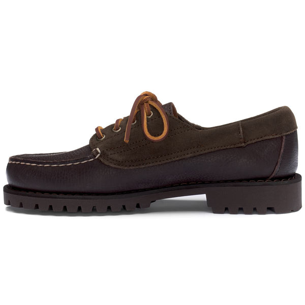 Sebago Askook Lug Suede Tumbled Dark Brown Brunette Footwear