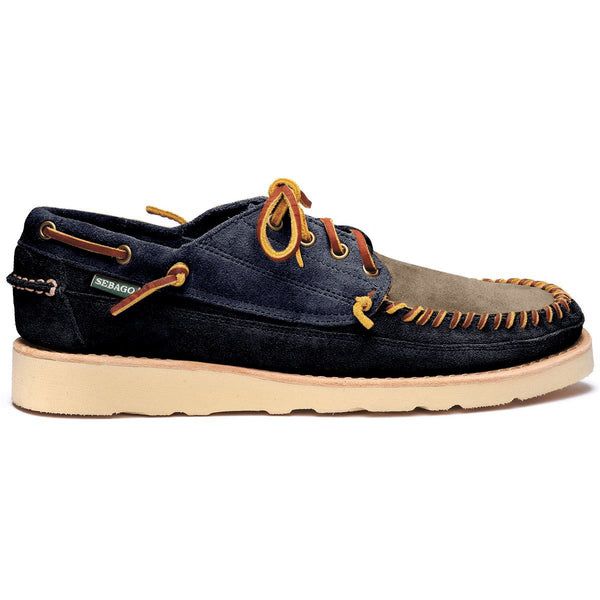 Sebago Cayuga Lined Dark Blue & Bluette & Cobblestone Footwear