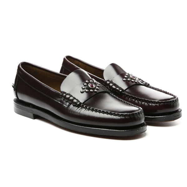 Sebago Classic Dan Rhombus HTC LA Woman Brown Burgundy Footwear