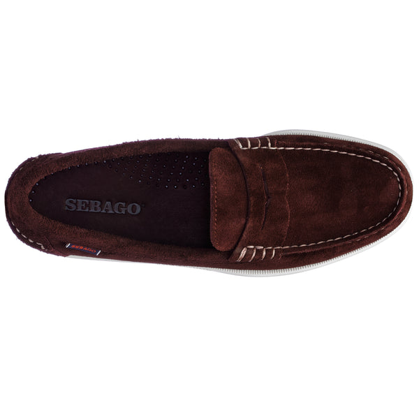Sebago Dan Boat Roughout Bordeaux & Violet Burnished Footwear
