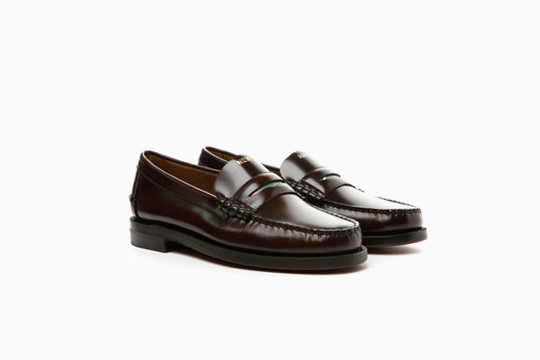 Sebago Dan Regimental X J. Press Brown Burgundy Footwear