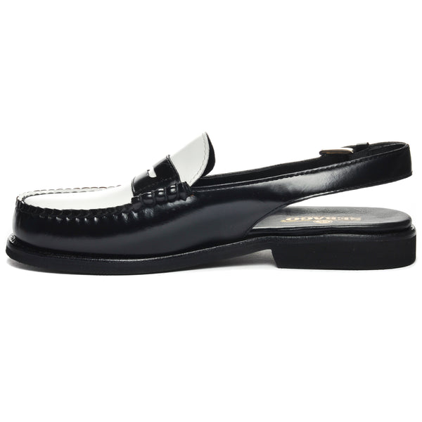 Sebago Dan Sandal Polaris Woman Black & White Footwear