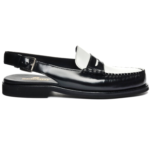 sebago Dan Sandal Polaris Woman Black & White Footwear