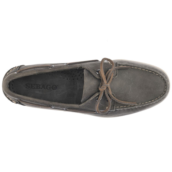 Sebago Docksides Portland Crazy H Dark Grey Footwear