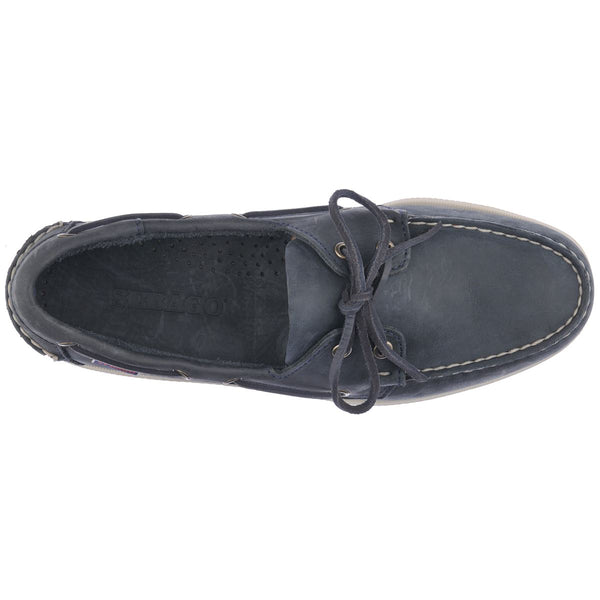 Sebago Docksides Portland Crazy H Navy Blue Footwear