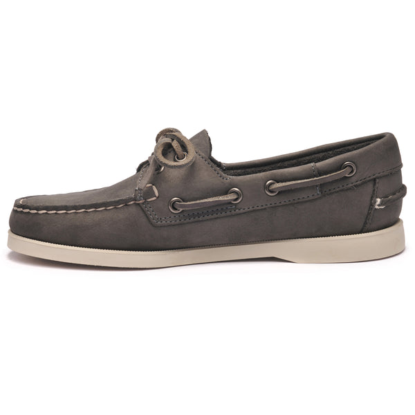 Sebago Docksides Portland Crazy H Woman Dark Grey Footwear