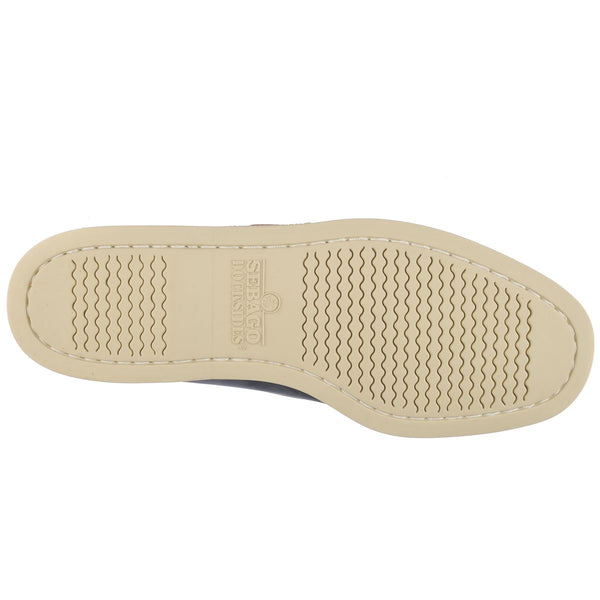 Sebago Portland Nubuck Waxy Blue Navy / Brown Footwear