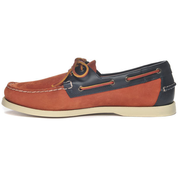 Sebago Portland Nubuck Waxy Coral / Blue Navy Footwear