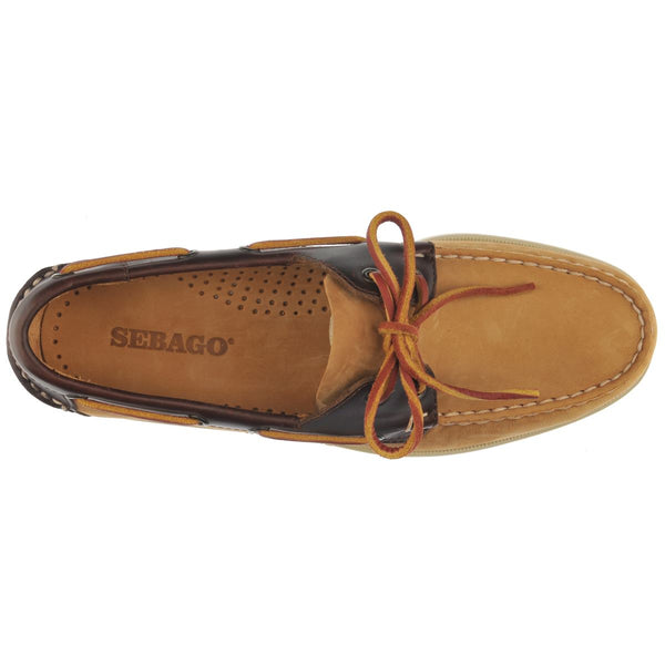 Sebago Portland Nubuck Waxy Yellow Mustard / Dk Brown Footwear