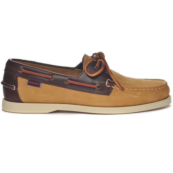 sebago Portland Nubuck Waxy Yellow Mustard / Dk Brown Footwear