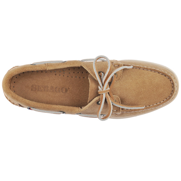 Sebago Portland Rough Out Woman Beige Camel Footwear
