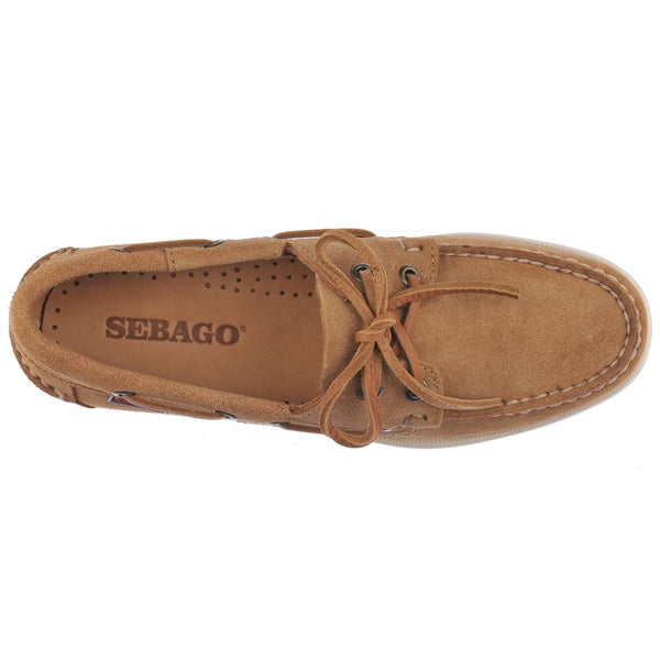 Sebago Portland Rough Out Woman Brown Cognac Footwear