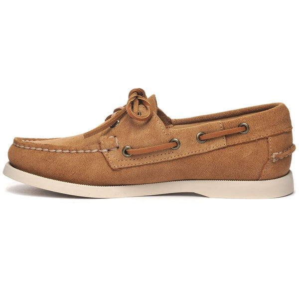 Sebago Portland Rough Out Woman Brown Cognac Footwear