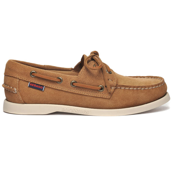 sebago Portland Rough Out Woman Brown Cognac Footwear