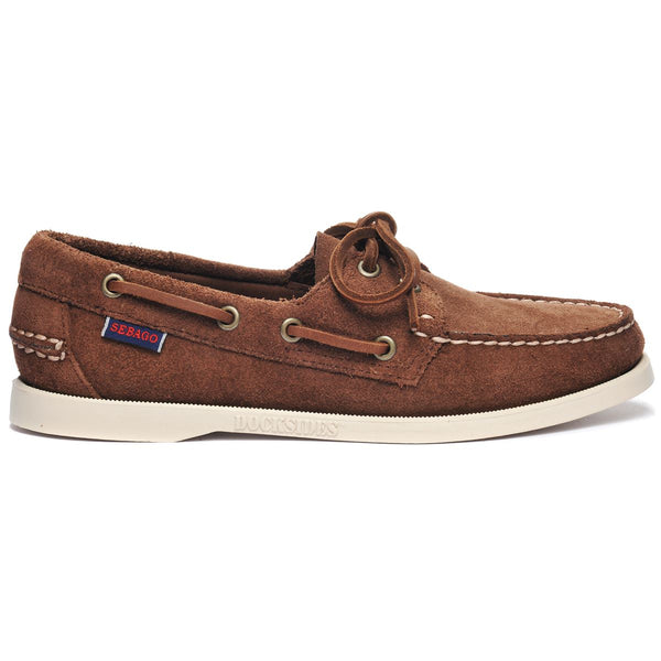 sebago Portland Rough Out Woman Dark Brown Footwear