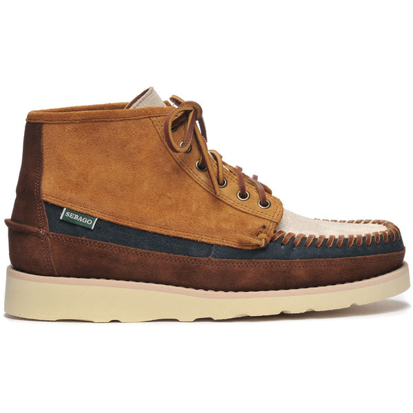sebago Cayuga Mid Tan & Papyrus & Brown Footwear
