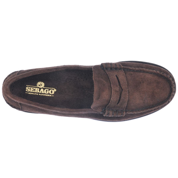 Sebago Classic Dan Rough Out Dark Brown Footwear