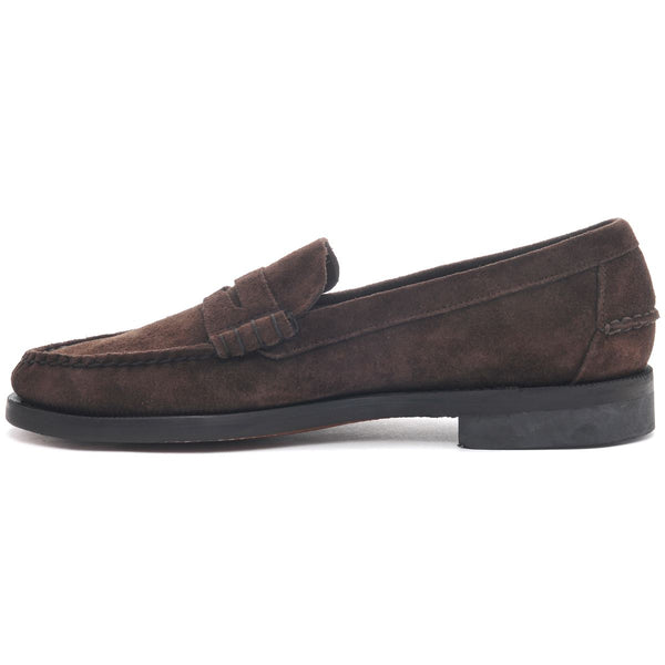 Sebago Classic Dan Rough Out Dark Brown Footwear