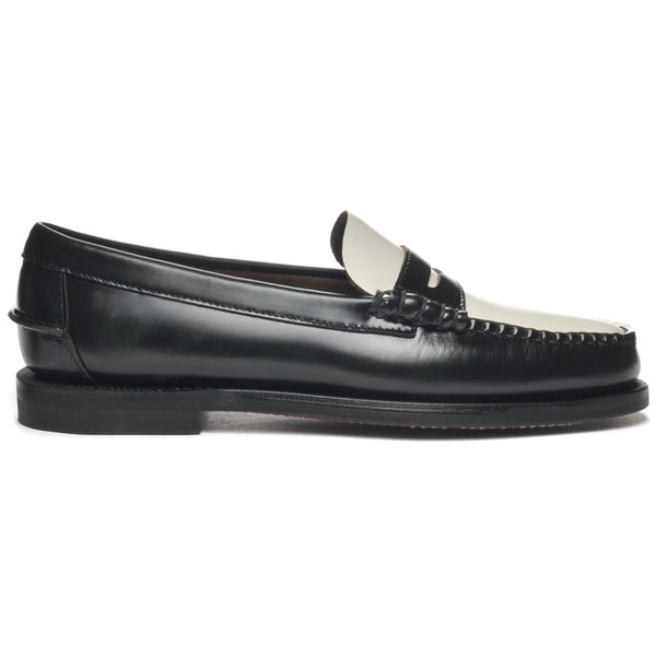 sebago Classic Dan Woman Black/White Footwear
