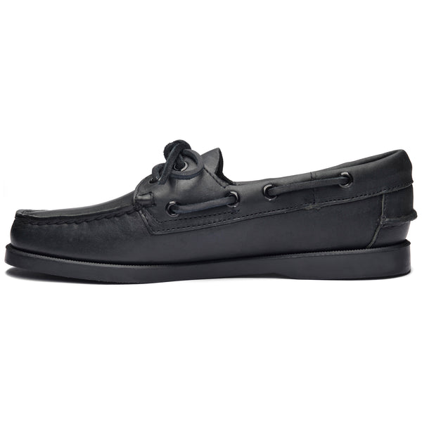 Sebago Classic Portland Woman Total Black Footwear