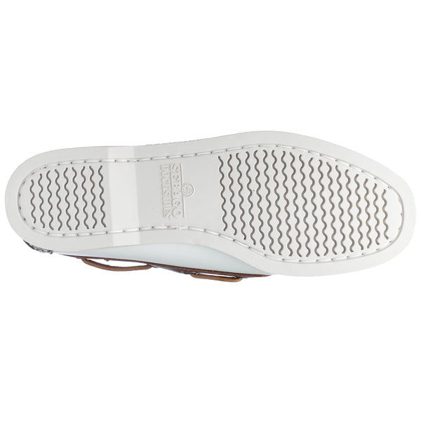 Sebago Classic Portland Woman White & Brown Footwear