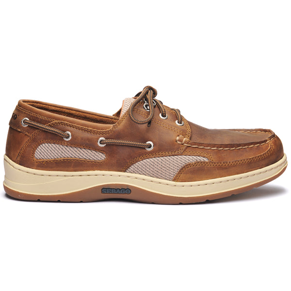 sebago Clovehitch Waxed Brown Cinnamon Footwear