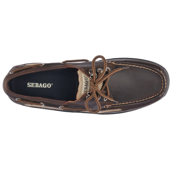 Sebago Clovehitch Waxed Moro & Light Beige Footwear
