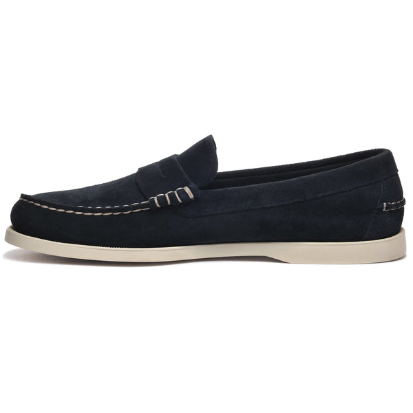 Sebago Dan Boat Roughout Blue Universe Footwear