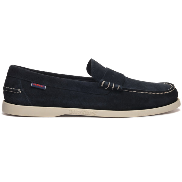 sebago Dan Boat Roughout Blue Universe Footwear