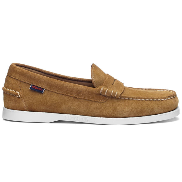 sebago Dan Boat Roughout Cognac Footwear