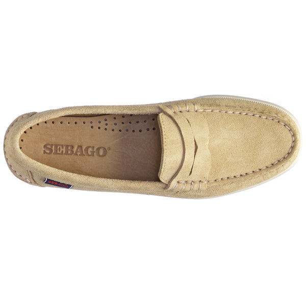 Sebago Dan Boat Roughout Woman Camel Footwear