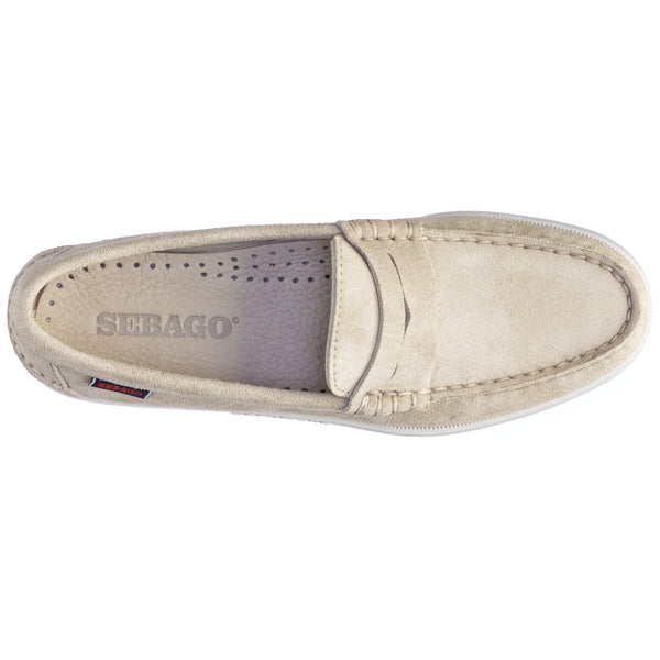 Sebago Dan Boat Roughout Woman Taupe Footwear