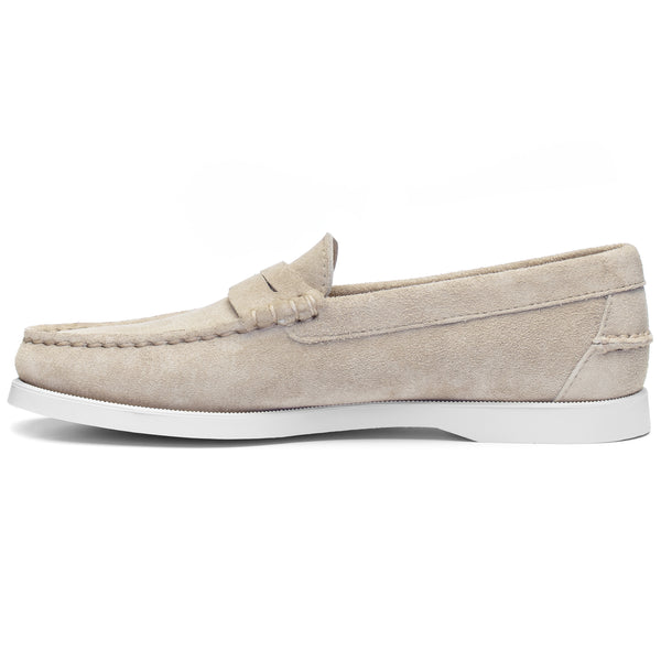 Sebago Dan Boat Roughout Woman Taupe Footwear