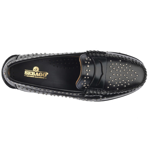 Sebago Dan Lug Studs Woman Black Footwear