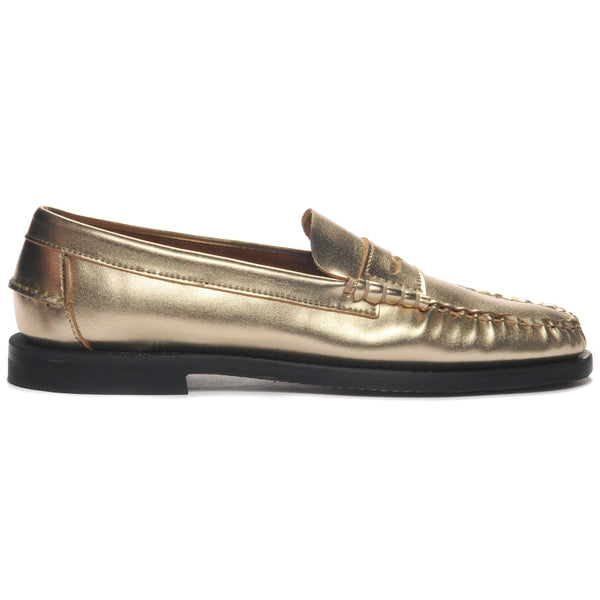 sebago Dan Met Woman Gold Footwear