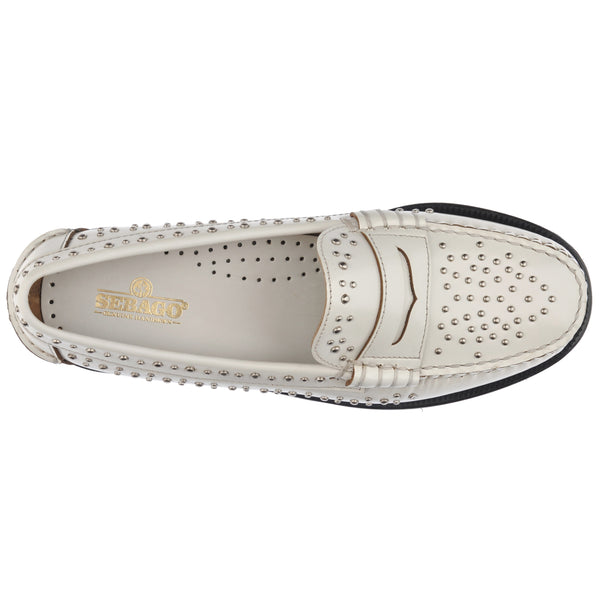Sebago Dan Studs Woman White Footwear