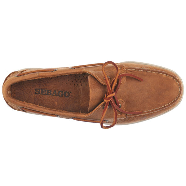 Sebago Docksides Portland Crazy H Tan Footwear