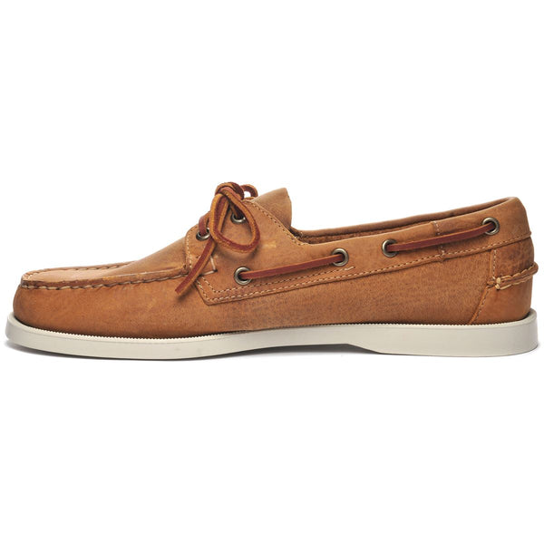 Sebago Docksides Portland Crazy H Tan Footwear