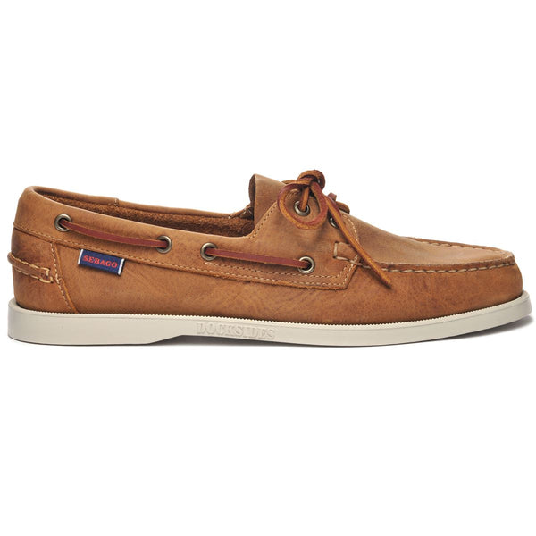 sebago Docksides Portland Crazy H Tan Footwear