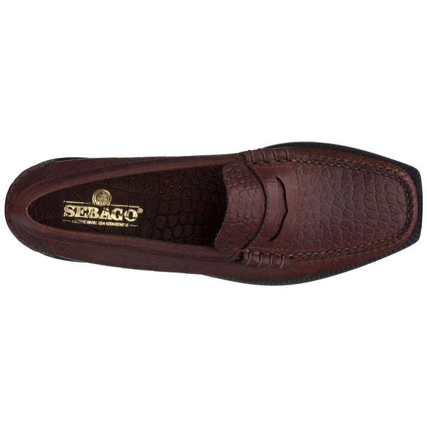 Sebago Madison Crocodile Woman Brown Footwear