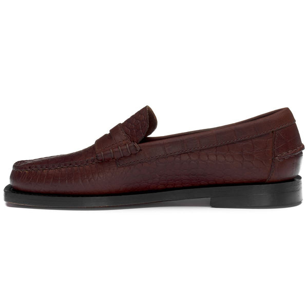 Sebago Madison Crocodile Woman Brown Footwear