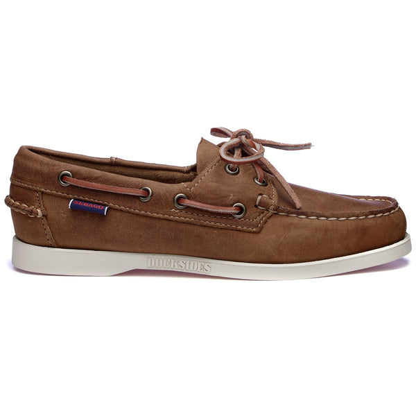 sebago Portland Crazy H Woman Tan Footwear