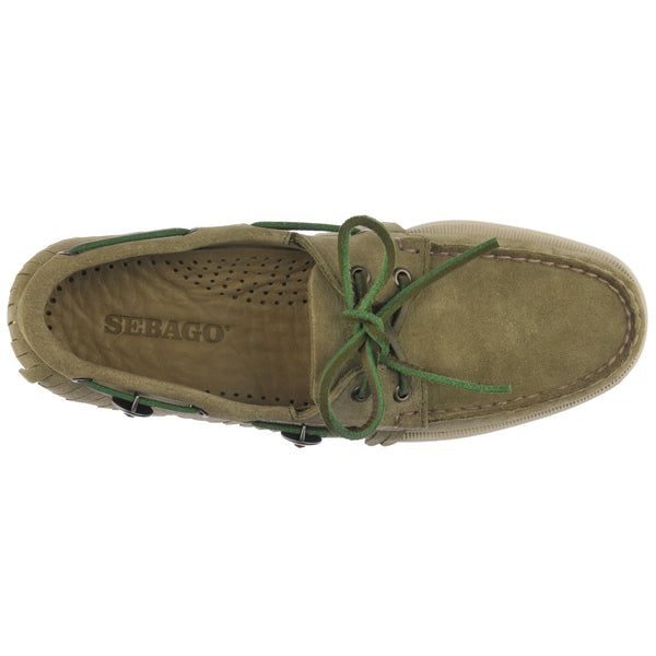 Sebago Portland Fringes Forest Green Footwear
