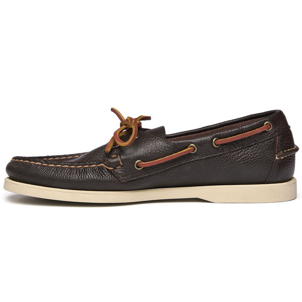 Sebago Portland Martellato Dark Brown Footwear